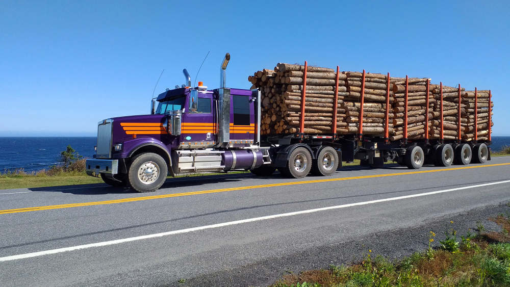 semi remorque américain camion