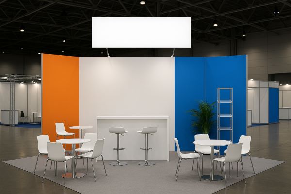 Scénographie pour salon