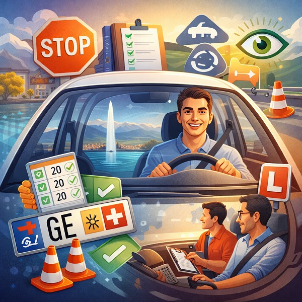 Permis de conduire à Genève : les critères de réussite