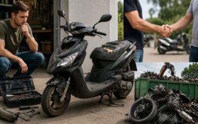 Moto ou scooter hors d’usage : garder, vendre ou détruire ?